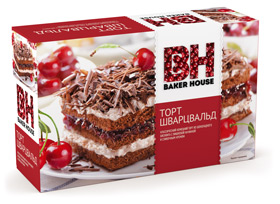 Торт Бейкер Хаус бисквит/вишня Шварцвальд 350г