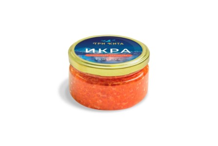Икра Три Кита горбуши 100г ст/б