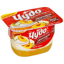Десерт творожный Чудо персик/груша 100г