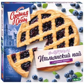 Пирог Итальянский пай с черникой 400г