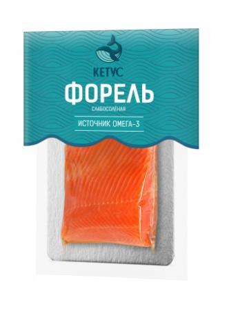 Форель Кетус филе-кусок с/с 150г с кожей в/у