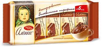 Пирожные бисквитные Аленка мол.шоколад 175г