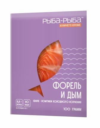 Форель Рыба-Рыба филе-ломтики х/к 100г в/у