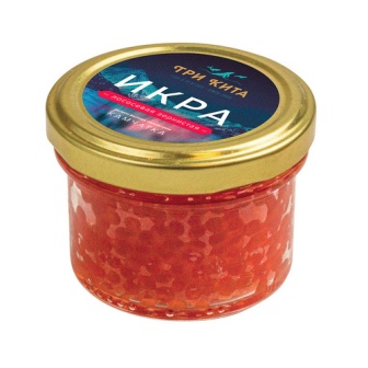 Икра Три Кита кеты 100г ст/б