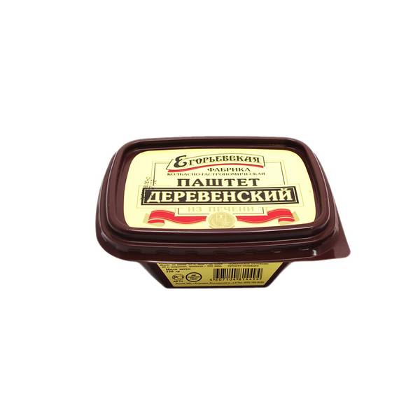 Паштет Егорьевск из печени деревенский 150г