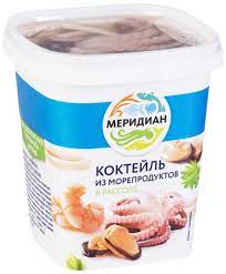Коктейль Меридиан SUPER из морепродуктов в рассоле
