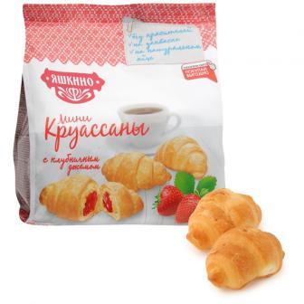 Мини-круассаны Яшкино с Клубничным джемом 180г