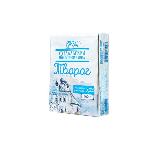 Творог Суздальский Молочный Завод 5% 200г