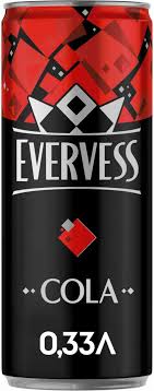 Напиток Evervess б/а 0.33л Кола ж/б