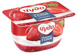 Десерт творожный Чудо клубника/земляника 100г