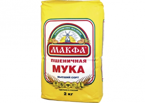 Мука Макфа пшеничная в/с 2кг