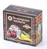 Пастила Вологодская б/сахара с вишней 115г