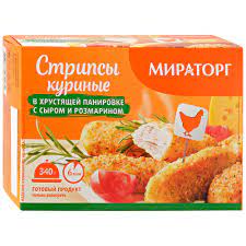 Стрипсы Мираторг в хрус.пан.сыр/розм 340г